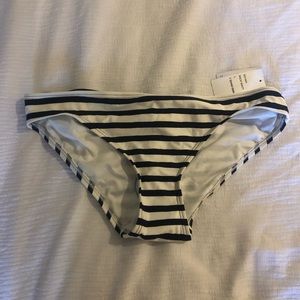 kate spade new with tags striped bikini bottoms